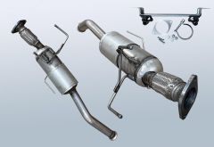 Dieselpartikelfilter OPEL Movano B 2.3 CDTI (X62 EV HV UV)
