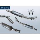 SIC Dieselpartikelfilter med SCR KAT DS DS4 / Crossback 2.0 BlueHDI 180 (NX)