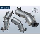 Dieselpartikelfilter med OXI KAT FIAT Doblo II Cargo 1.3 D Multijet 16v (263)