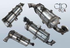 DPF - Dieselpartikelfilter mit OXI KAT DS DS3 Crossback 1.5 BlueHDI 110 (UR UC UJ)